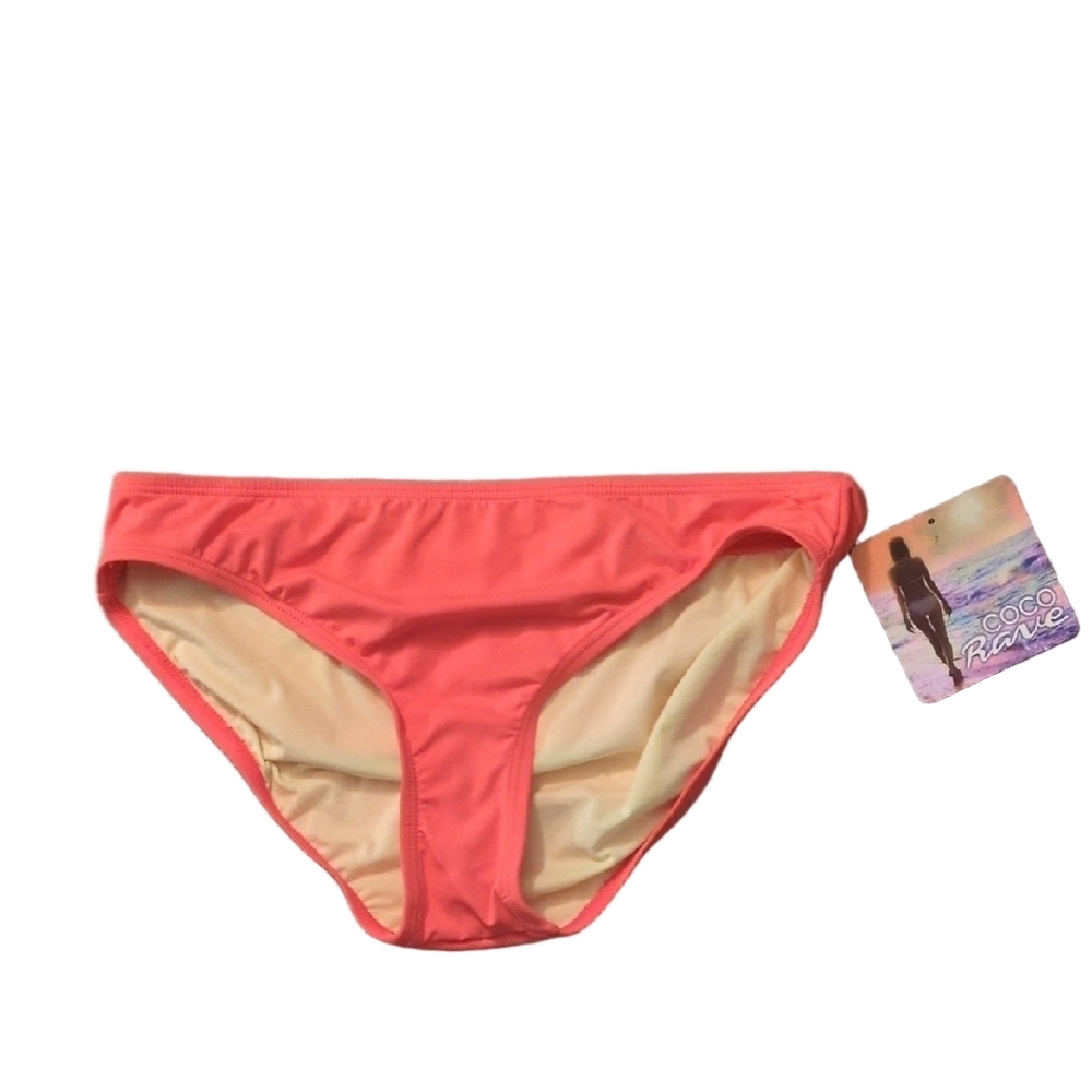 Coco Rave Coral Swim Bottoms Size Large